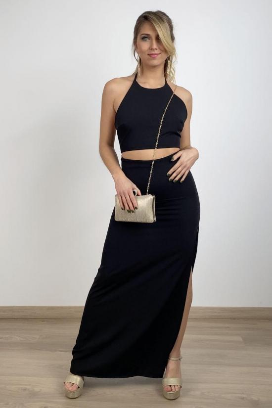 Black cutout dress