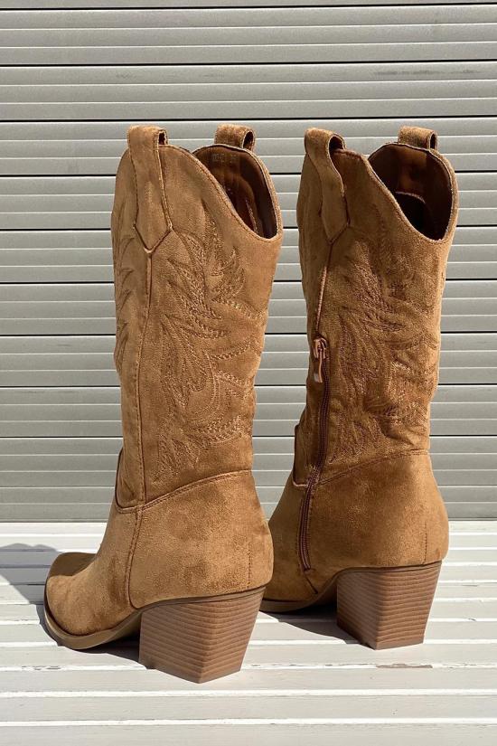 Camel cowboy boots
