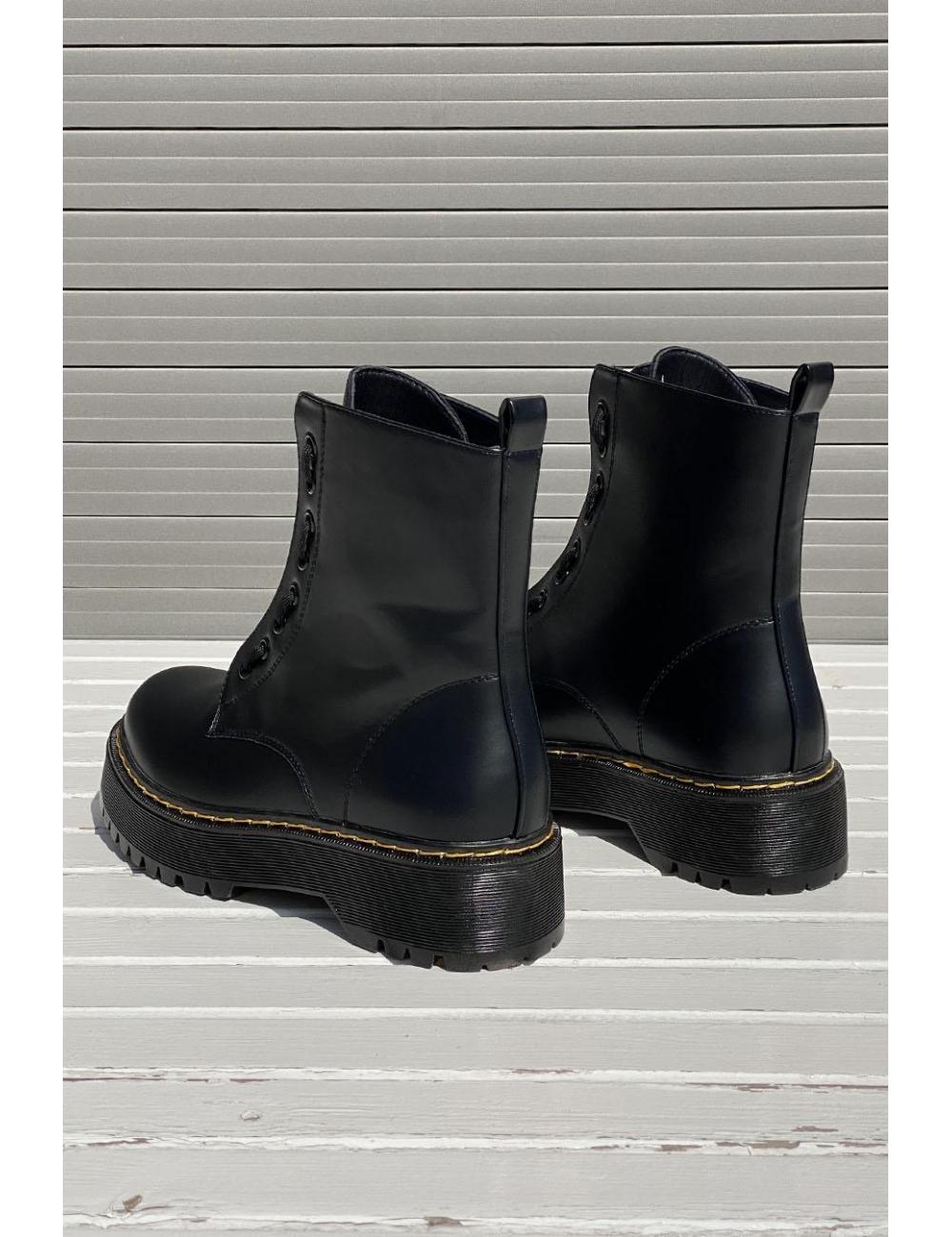 Botas militares de plataforma hot sale