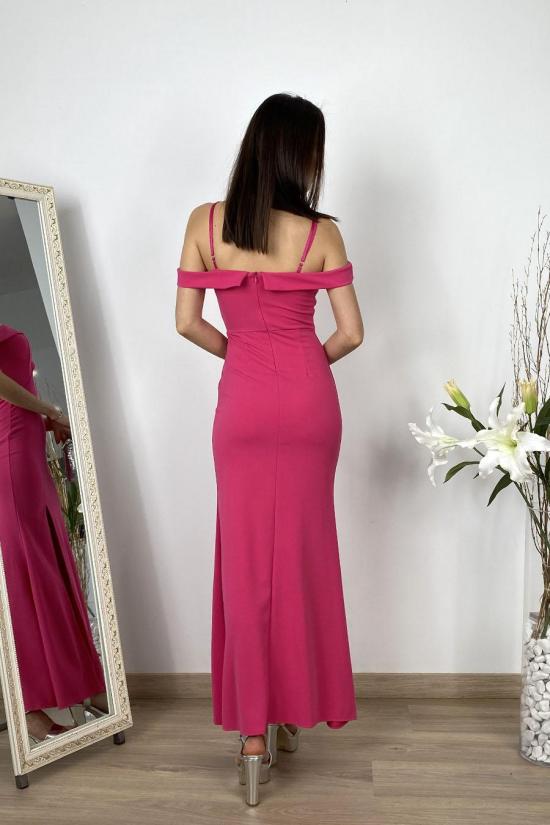 Fuchsia mermaid long dress