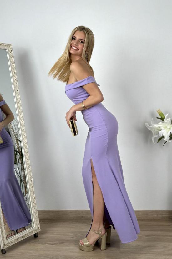 Mauve mermaid long dress