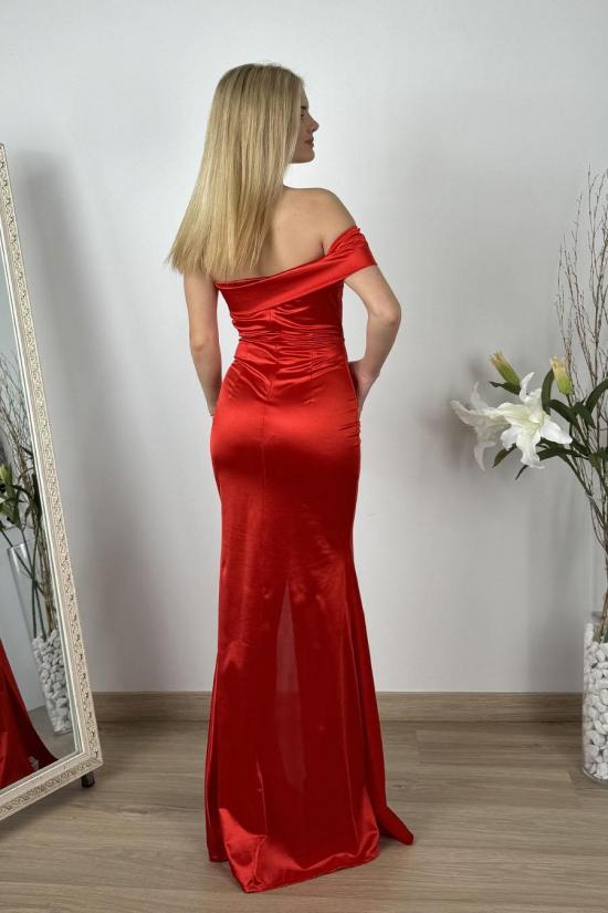 Mermaid long red dress