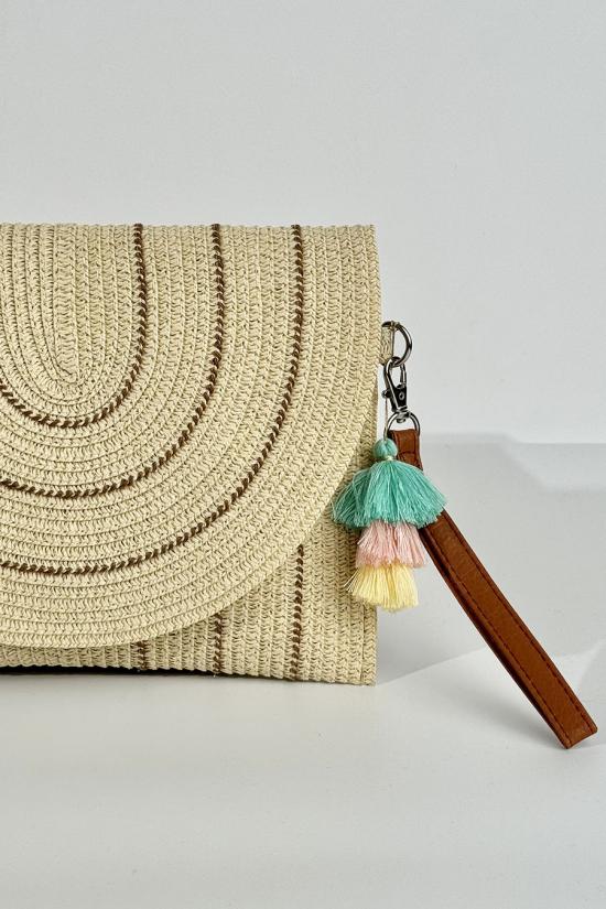 Light beige handbag