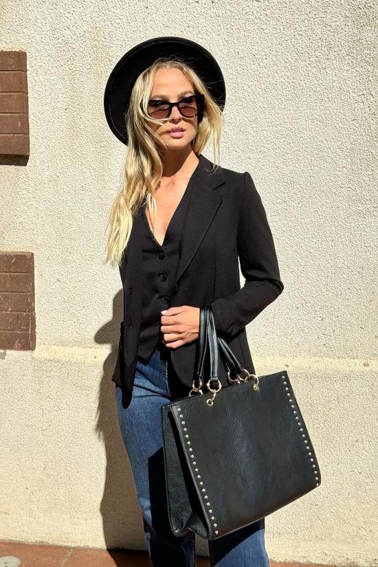 Basic black blazer