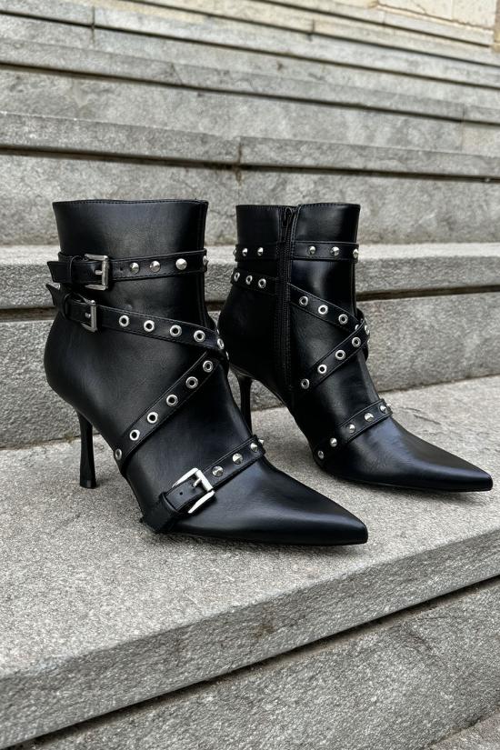 Black rocker ankle boots...