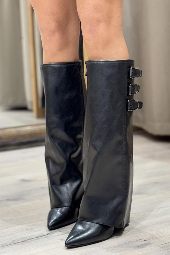 Gaiter boots with black...