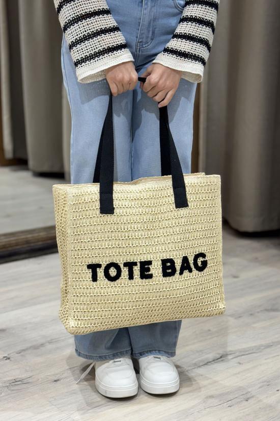 Tote Bag large raffia tote...