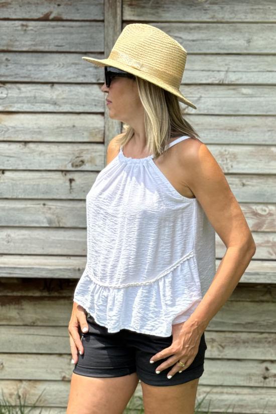 Blusa bohemia blanca