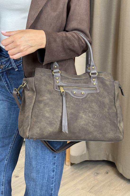 Bolso Vintage marr&oacute;n