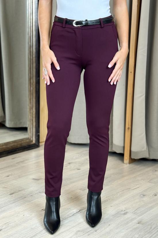 Pantal&oacute;n punto roma granate