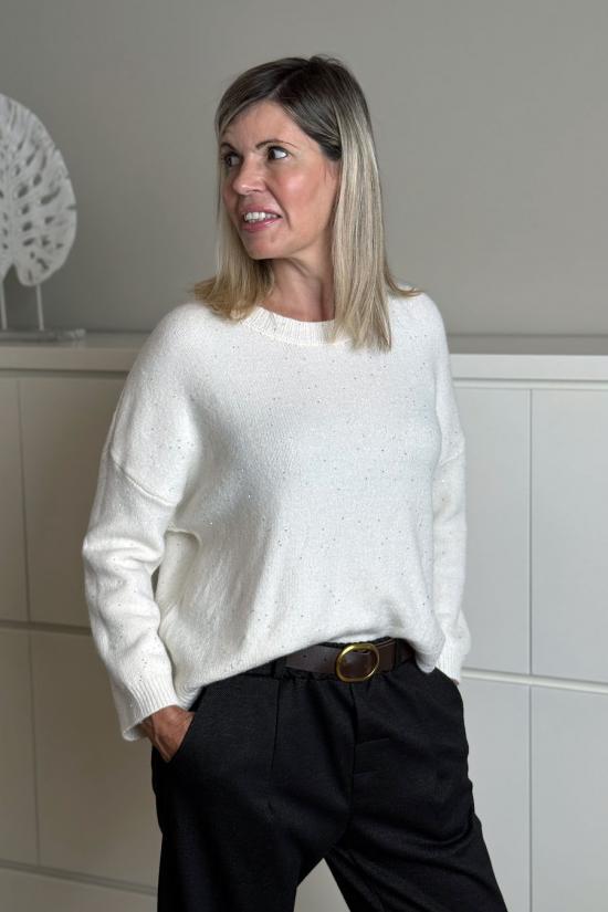 Jersey glitter crudo