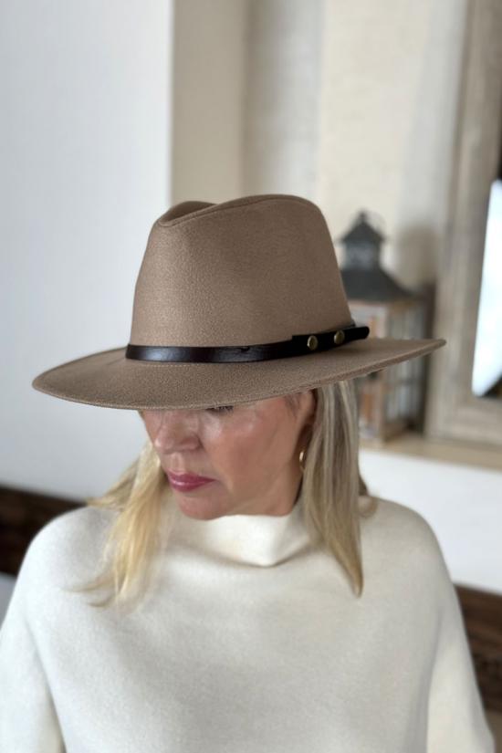 Sombrero Fedora beige
