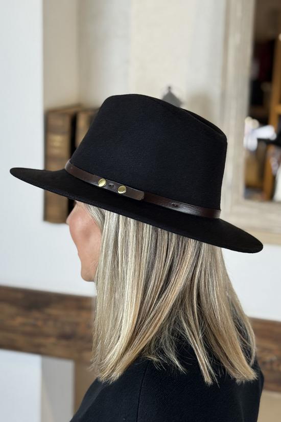 Sombrero Fedora negro