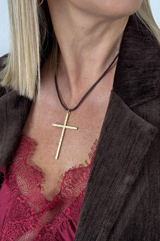 Collar Cruz gold
