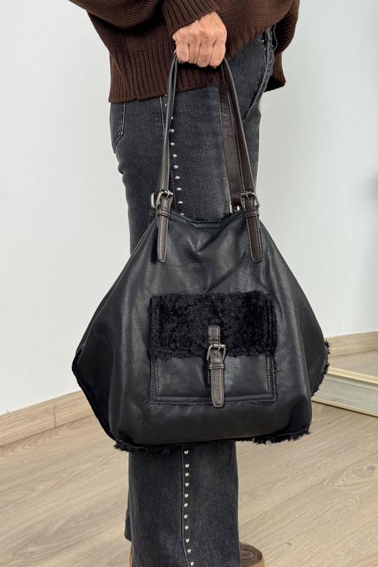 Bolso combi negro