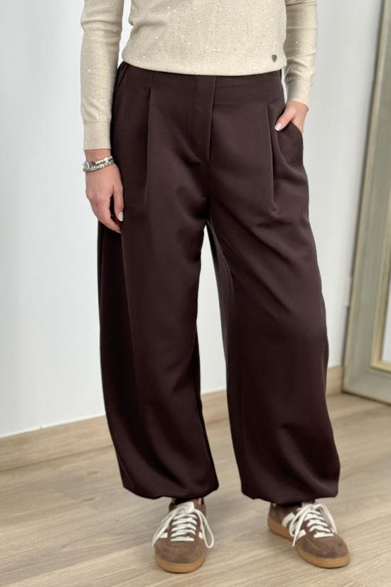 Pantal&oacute;n balloon marr&oacute;n