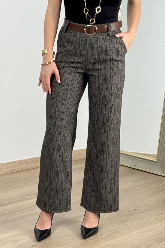 Palazzo texturado negro-tostado