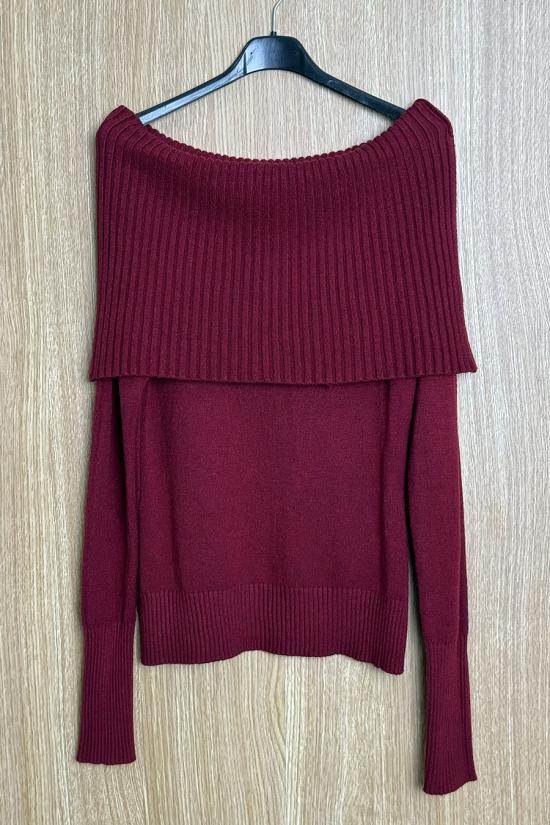 Jersey bardot burdeos